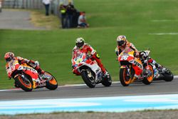 Marc Marquez, Repsol Honda Team, Andrea Iannone, Ducati Team, Dani Pedrosa, Repsol Honda Team