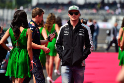 Nico Hulkenberg, Sahara Force India F1 on the drivers parade