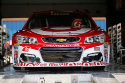 Car of Kyle Larson, Chip Ganassi Racing Chevrolet, during inspection