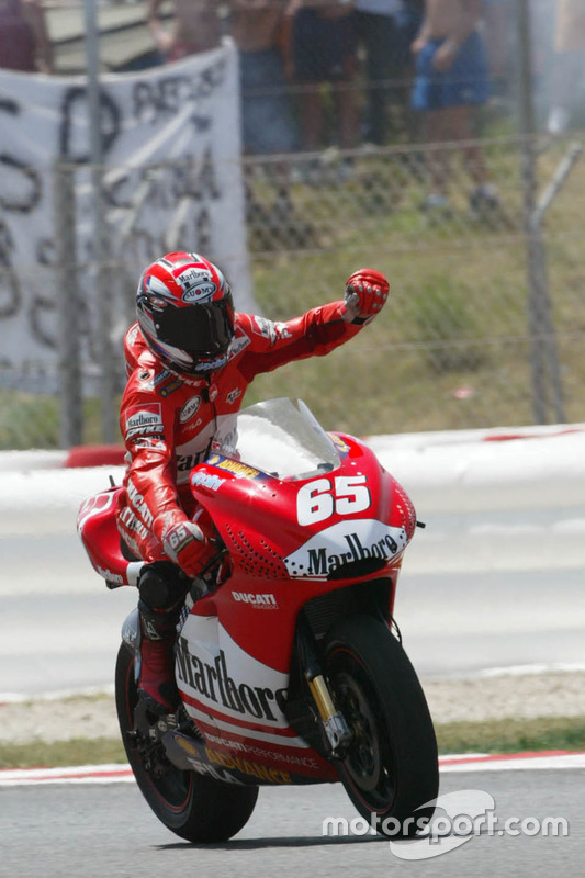 Yarış galibi Loris Capirossi, Ducati