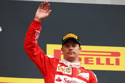 Kimi Räikkönen, Ferrari freut sich über den 3. Platz