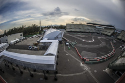 Preparaciones del autódromo Hermanos Rodríguez