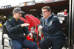 Jeff Gordon, Mike Helton, vice chairman NASCAR