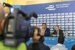 Alejandro Agag, Formula E CEO and Jean Todt, FIA President