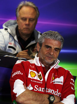 Maurizio Arrivabene, Ferrari Team Principal in the Press Conference
