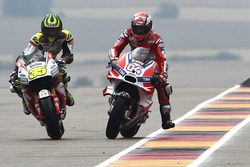 Cal Crutchlow, Team LCR, Honda; Andrea Dovizioso, Ducati Team