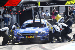 Pit stop pour Gary Paffett, Mercedes-AMG Team ART, Mercedes-AMG C63 DTM