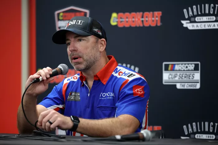 Crew chief Adam Stevens