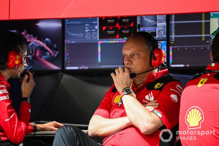 Frederic Vasseur, Director del equipo y Director General de la Scuderia Ferrari