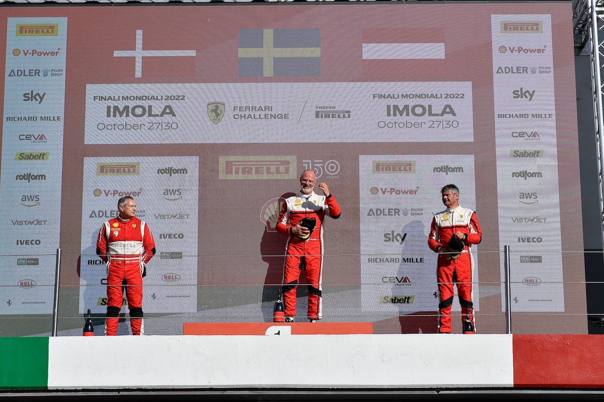 Il podio della Finale Coppa Shell AM