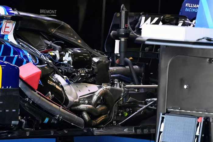 Detalle del Williams FW43B 