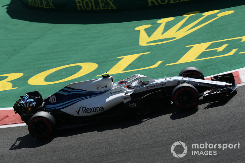 Robert Kubica, Williams FW41, trening przed GP Abu Zabi 2018