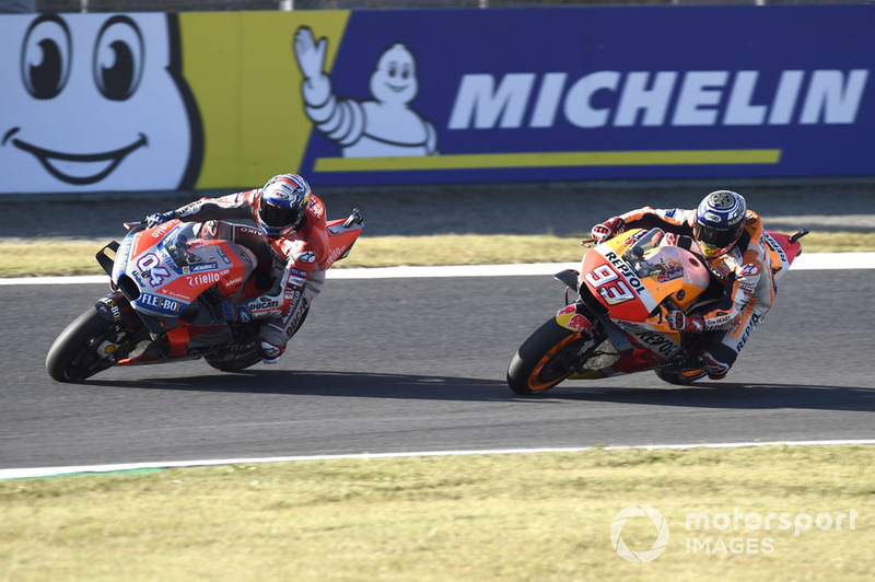 Marc Marquez, Repsol Honda Team, Andrea Dovizioso, Ducati Team