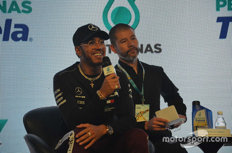 Lewis Hamilton en Sao Paulo