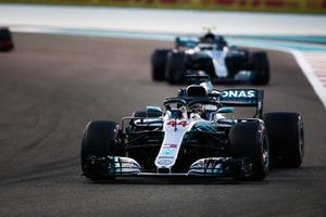 Lewis Hamilton, Mercedes AMG F1 W09 EQ Power+ voor Valtteri Bottas, Mercedes AMG F1 W09 EQ Power+ 