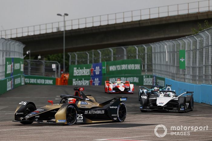 Jean-Eric Vergne, DS Techeetah, DS E-Tense FE21, Edoardo Mortara, Venturi Racing, Silver Arrow 02