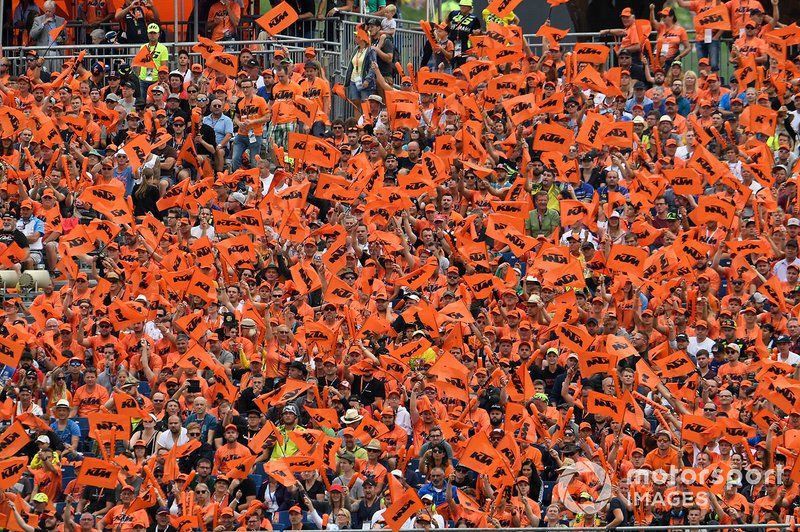 Fans en el GP de Austria de MotoGP