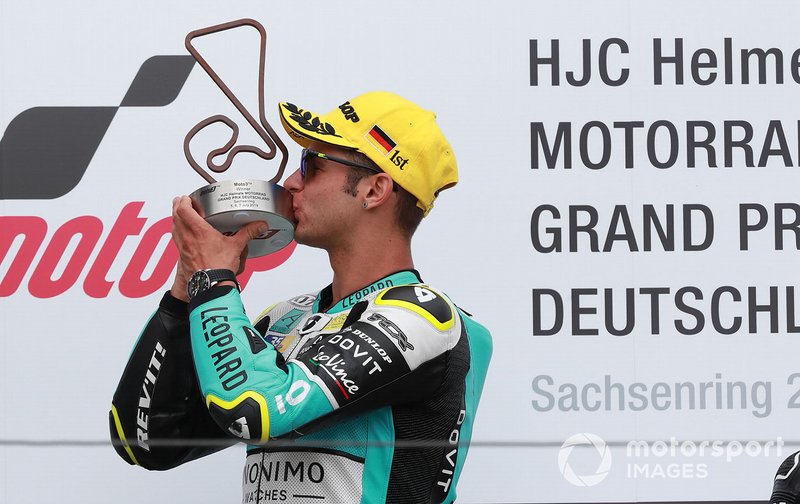 Il vincitore della gara Lorenzo Dalla Porta, Leopard Racing