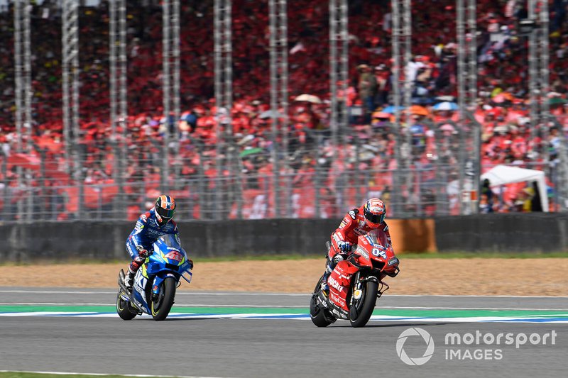 Andrea Dovizioso, Ducati Team, Alex Rins, Team Suzuki MotoGP