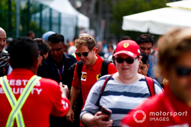 Sebastian Vettel, Ferrari con i fan