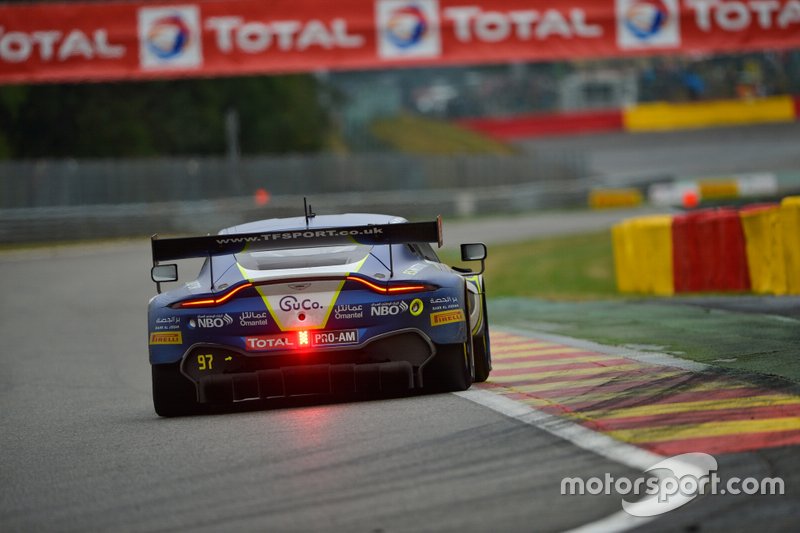 #97 Oman Racing with TF Sport Aston Martin Vantage AMR GT3: Salih Yoluc, Ahmad Al Harthy, Charlie Eastwood, Nicki Thiim