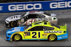 Paul Menard, Wood Brothers Racing, Ford Mustang Menards / Knauf and B.J. McLeod, Petty Ware Racing, Chevrolet Camaro Pinnacle Sports and Entertainment
