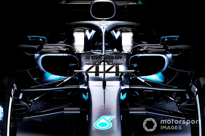 El coche de Lewis Hamilton Mercedes AMG F1 W10
