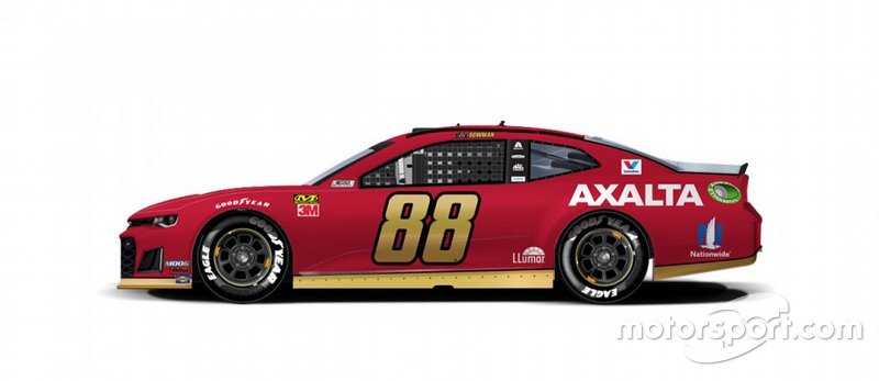 Alex Bowman lembrará o carro de Tim Richmond de 1986 e 1987