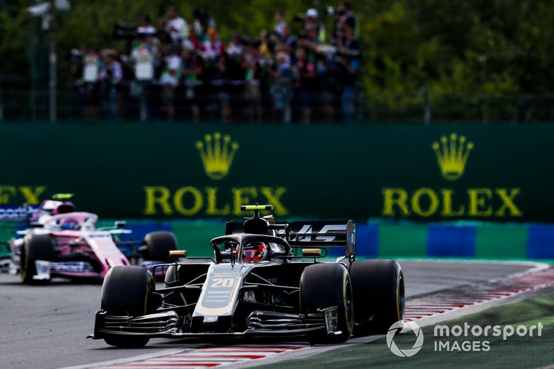 Kevin Magnussen, Haas F1 Team VF-19, Lance Stroll, Racing Point RP19