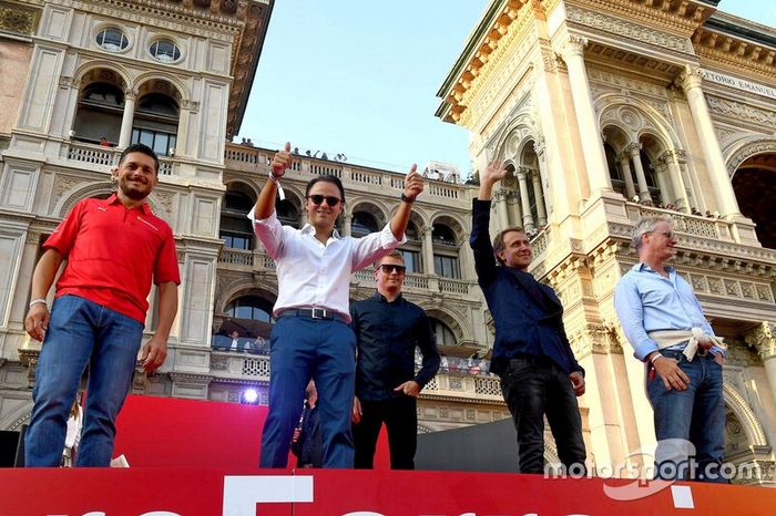 Felipe Massa, Kimi Raikkonen, Eddie Irvine, Giancarlo Fisichella