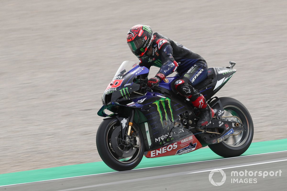 Fabio Quartararo, Yamaha Factory Racing after crash