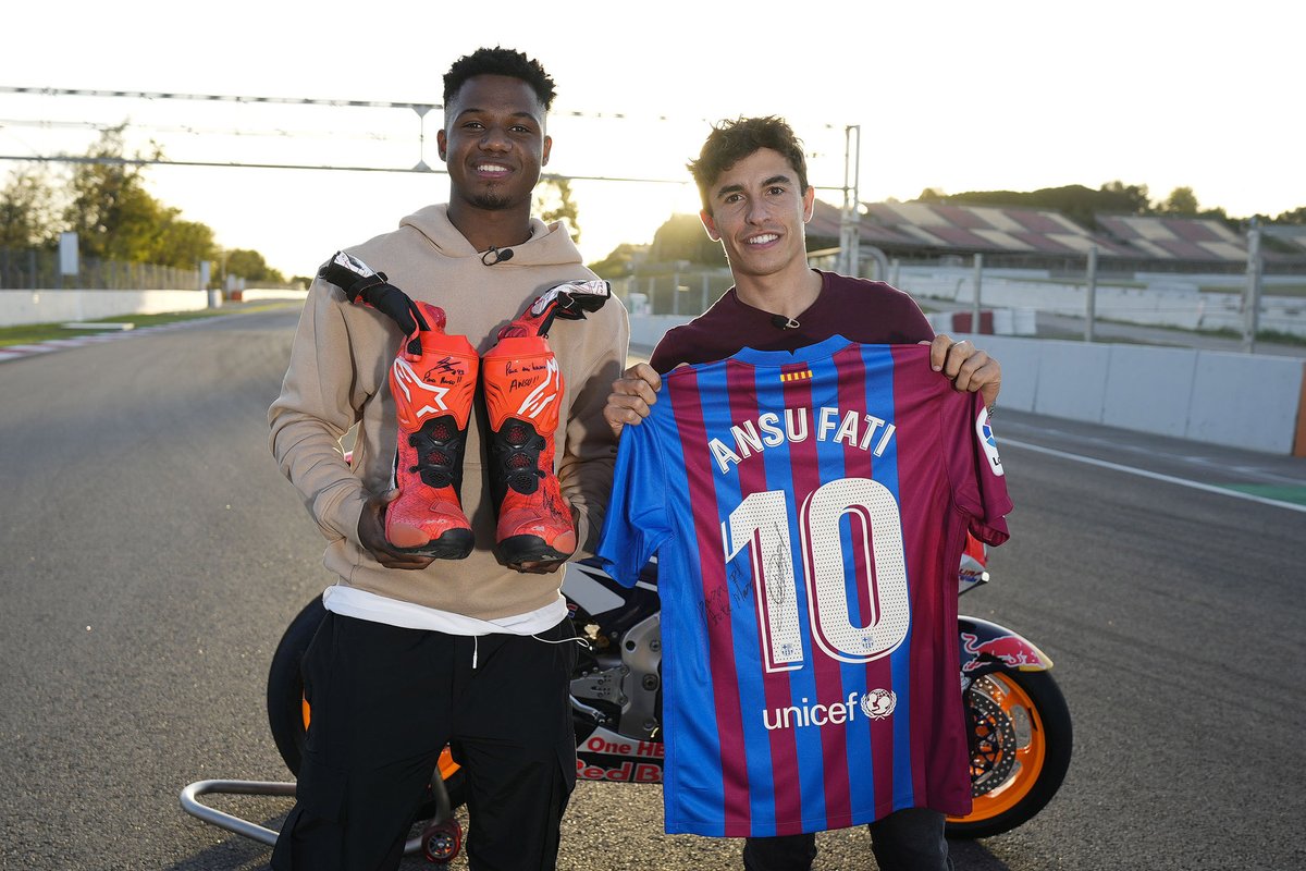Ansu Fati, FC Barcelona, Marc Márquez, Repsol Honda Team