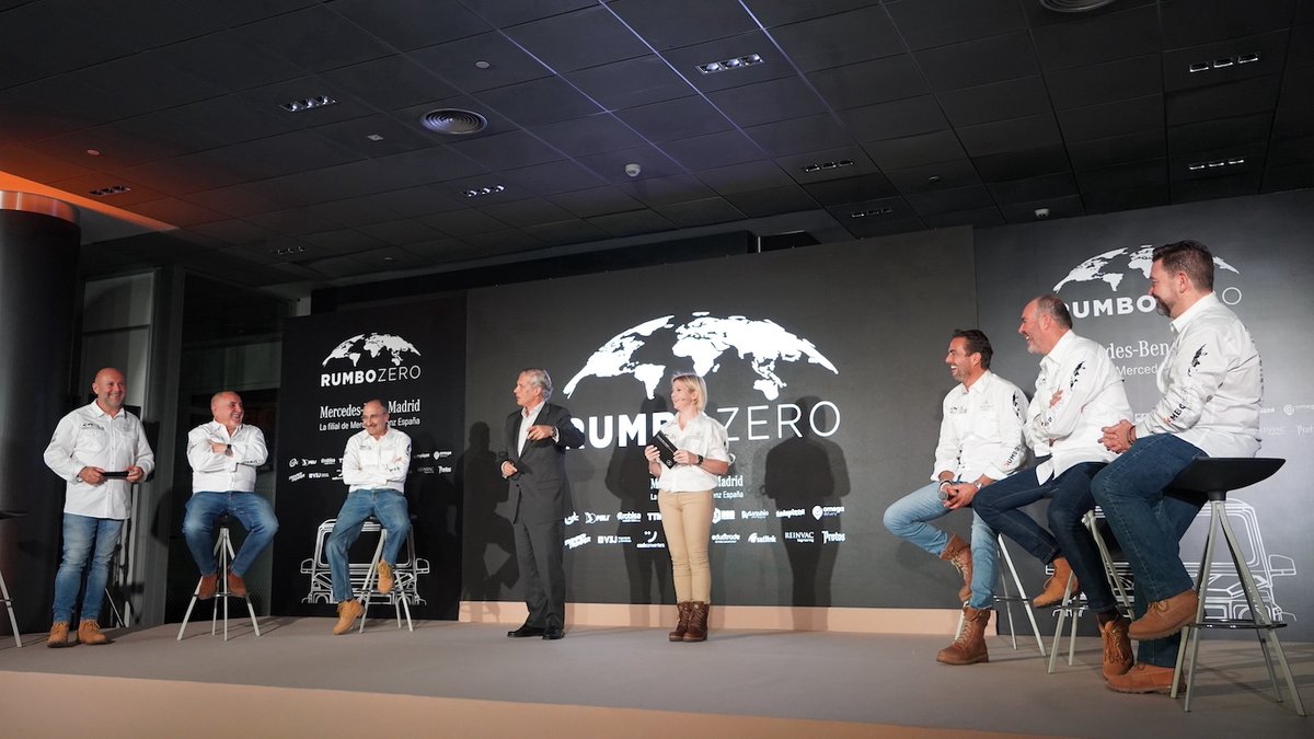 Presentación del equipo RumboZero Mercedes-Benz, Dakar Classic 2022