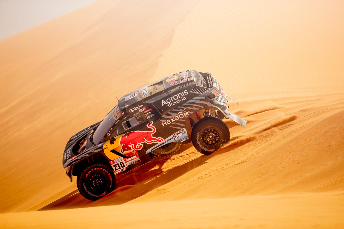 #210 Karman / Hexaom Peugeot: Cyril Despres, Taye Perry