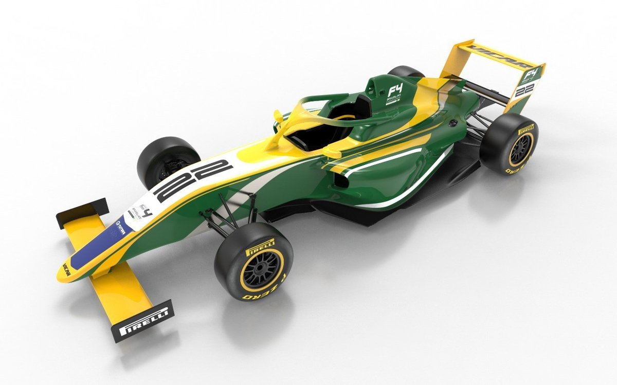 Carro da Fórmula 4 Brasil