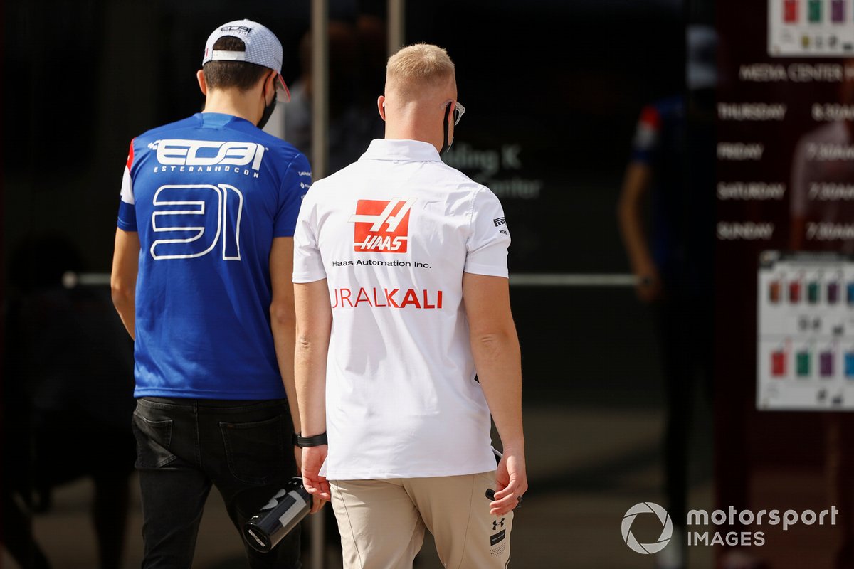 Esteban Ocon, Alpine y Nikita Mazepin, Haas
