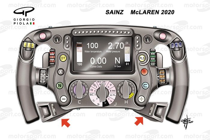 El volante de Carlos Sainz en McLaren