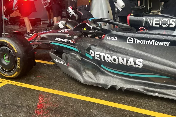 Mercedes W14 detalles técnicos