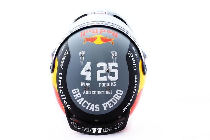 Casco de Sergio Pérez, Red Bull Racing 
