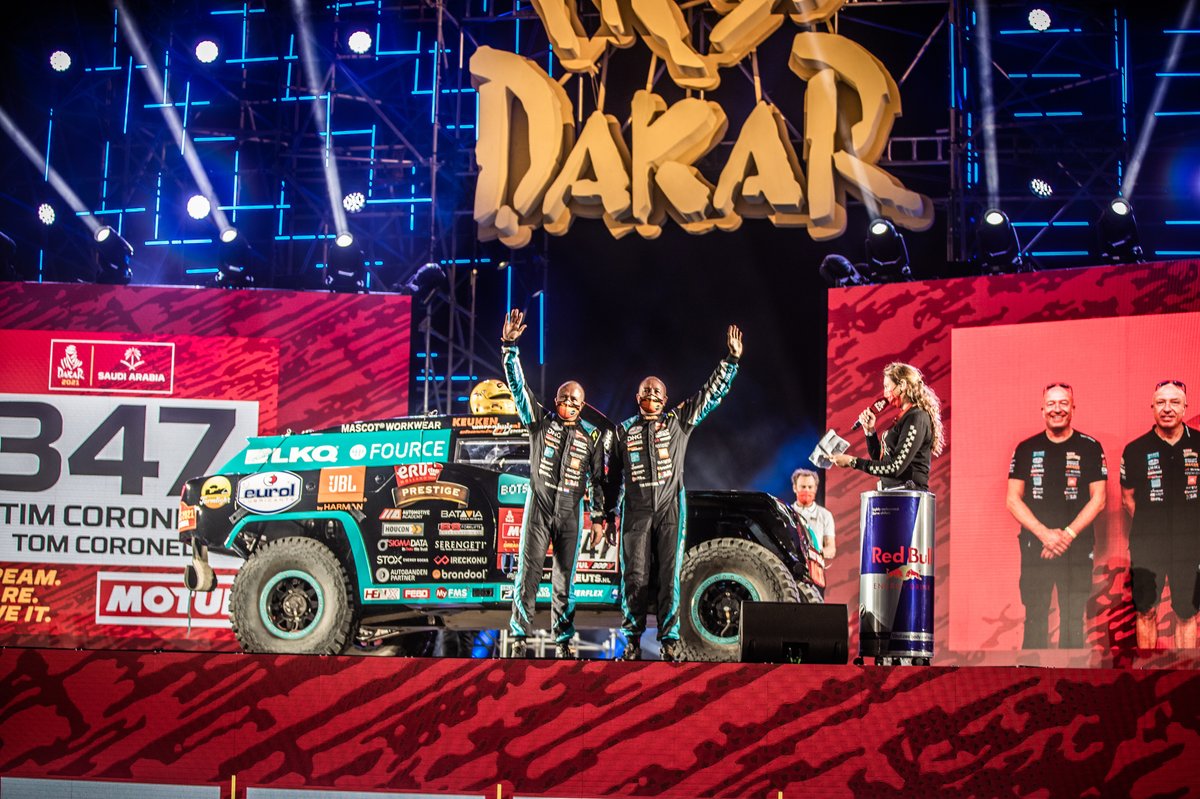 #347 Maxxis Dakar Team Powered By Eurol Jefferies Dakar Rally: Tim Coronel, Tom Coronel