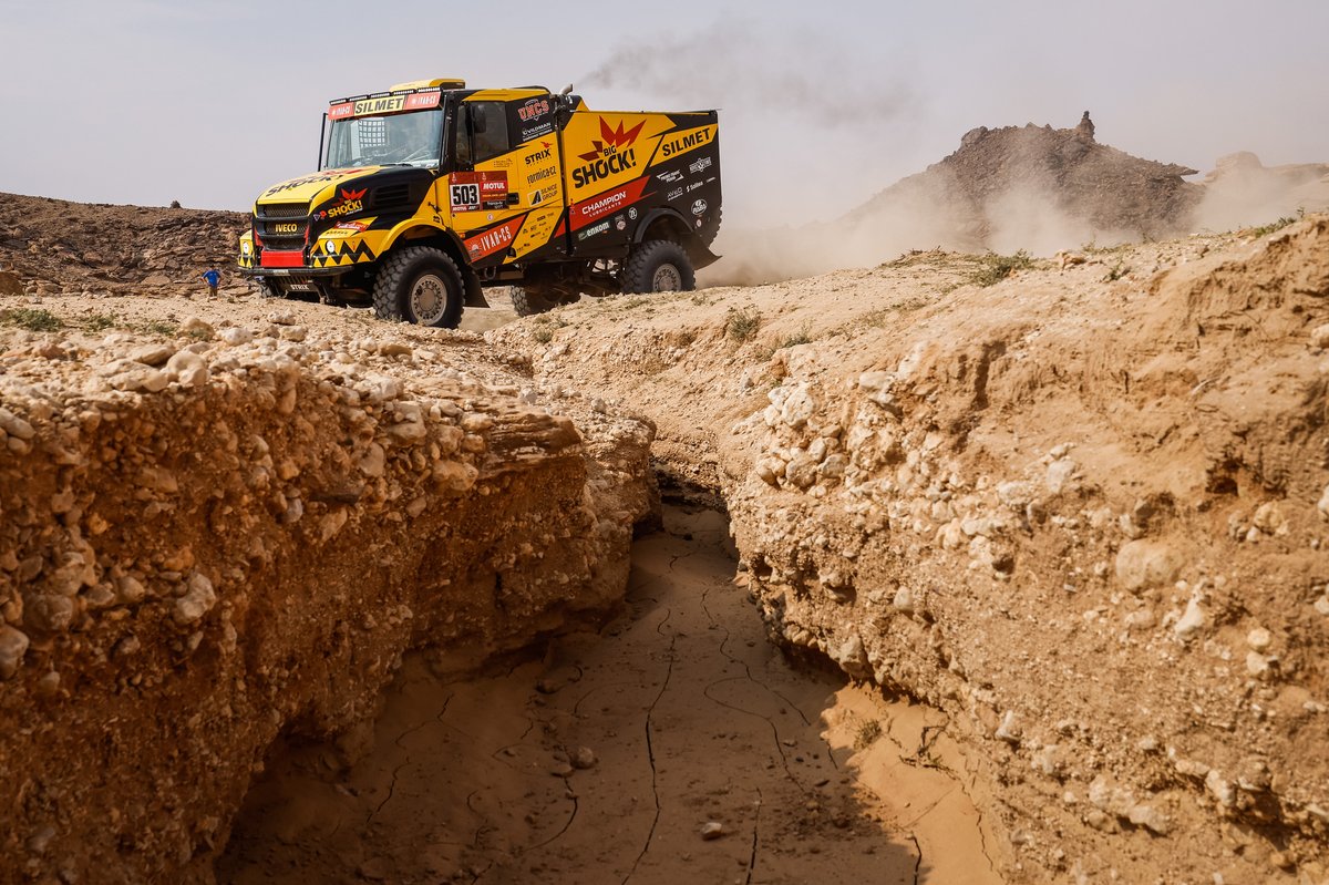 #503 Big Shock Racing Iveco: Martin Macik, Frantisek Tomasek, David Svanda