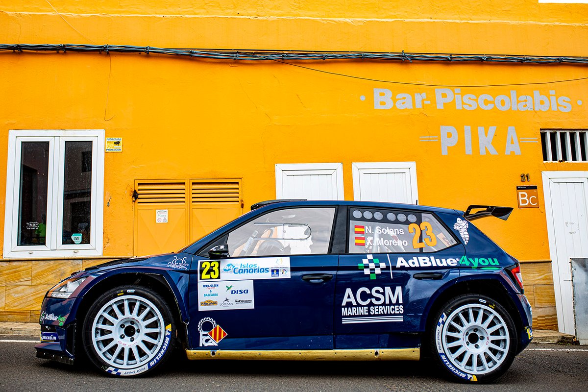 Nil Solans, Xavi Moreno, Skoda Fabia Rally2 evo