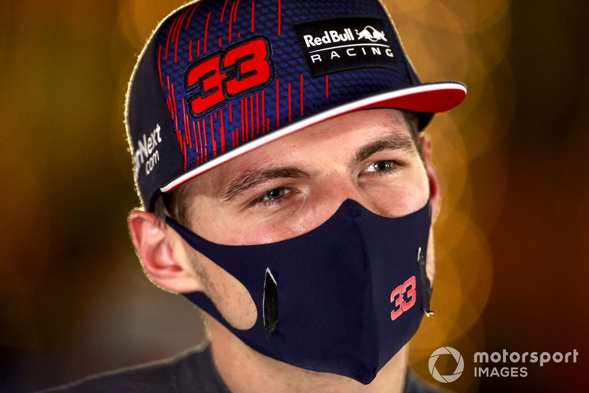 Pole man Max Verstappen, Red Bull Racing, intervistato nel Parc Ferme