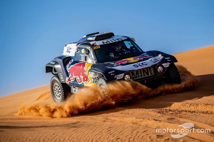 Carloz Sainz, Lucas Cruz, MINI X-Raid, Mini John Cooper Works Buggy