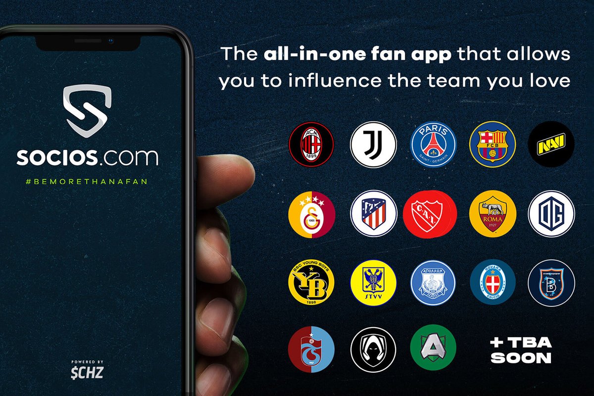 Socios.com, fan tokens