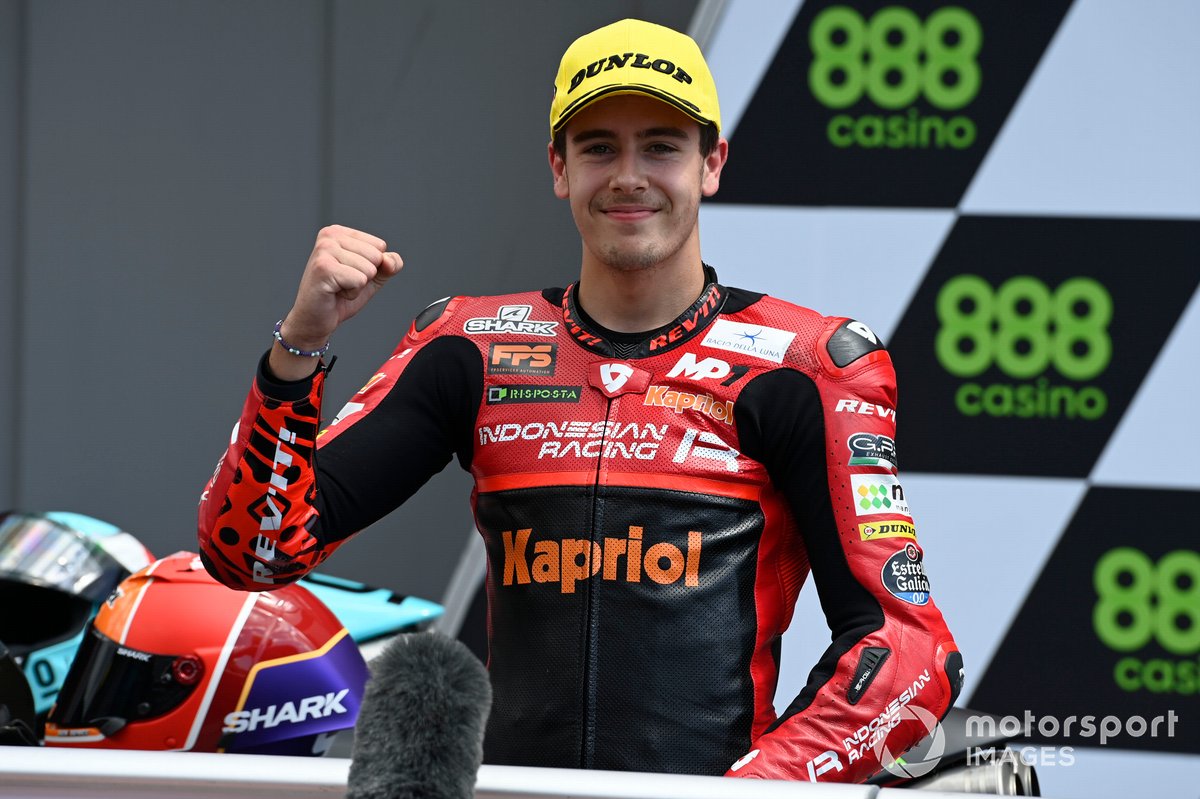 Jeremy Alcoba, Team Gresini Moto3 parc ferme