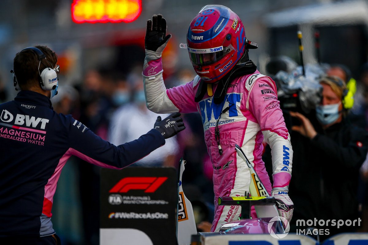 Ganador de la pole Lance Stroll, Racing Point