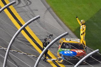Race winner Kyle Busch, Joe Gibbs Racing, Toyota