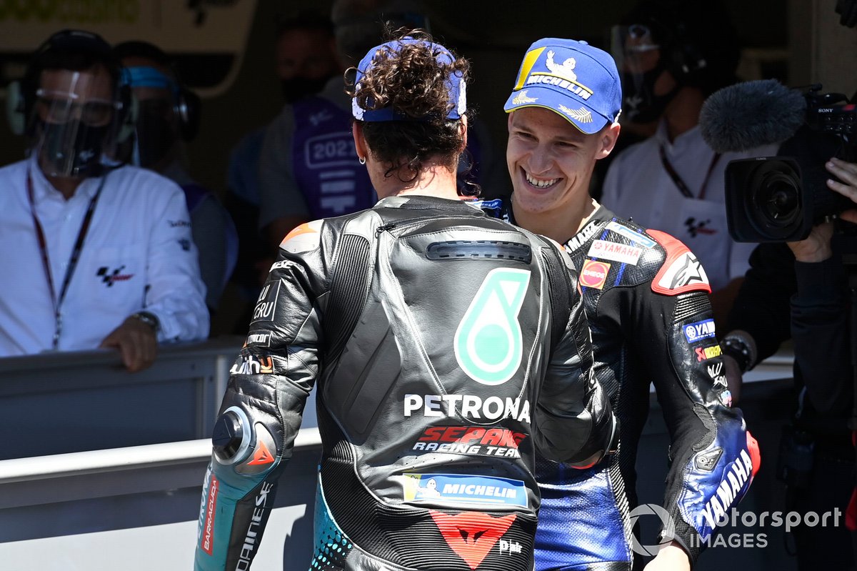 Fabio Quartararo, Yamaha Factory Racing, Franco Morbidelli, Petronas Yamaha SRT