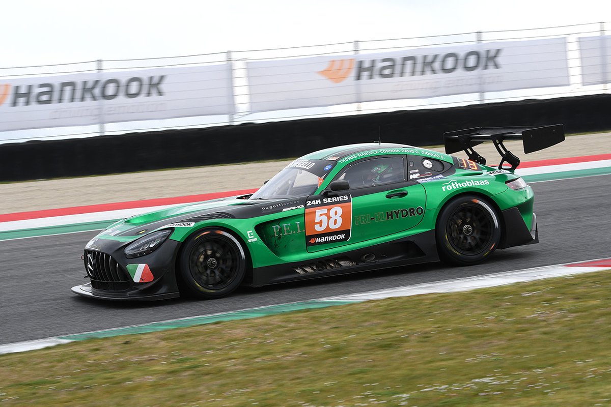 #58 MP Racing: Thomas Gostner, David Gostner, Corinna Gostner, Manuela Gostner, Giorgio Sernagiotto, Mercedes-AMG GT3